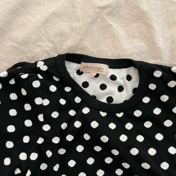 Philosophy polka dot top - Picture 2 of 3